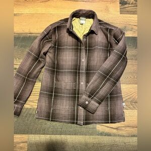 NEW The North Face Women’s Purple & Brown Plaid Jacket